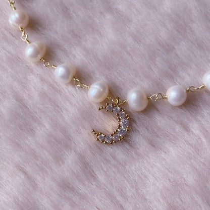 Moonlight Pearl Choker